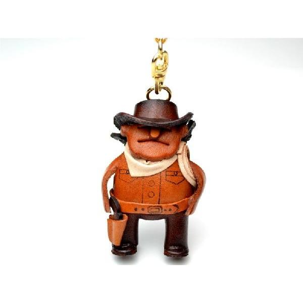 本革製キーホルダー カウボーイ バンカクラフト 革物語 VANCA CRAFT レザー 手作り 雑貨...