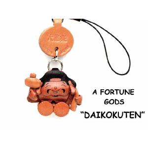 大黒さま 携帯ストラップ レザー 本革 バンカクラフト 革物語 VANCA CRAFT 手作り 雑貨 革小物 日本製 グッズ 縁起物