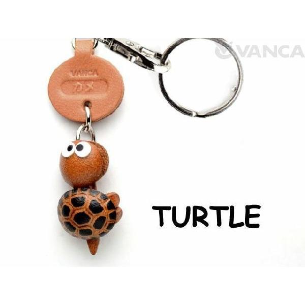 カメ 魚キーホルダー バンカクラフト 革物語 VANCA CRAFT レザー 手作り グッズ 雑貨 ...