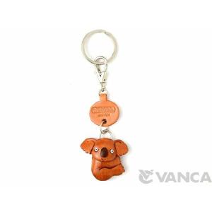 コアラ 動物キーホルダー バンカクラフト 革物語 VANCA CRAFT レザー 手作り グッズ 雑貨 革小物 動物 アニマル 名入れ可
