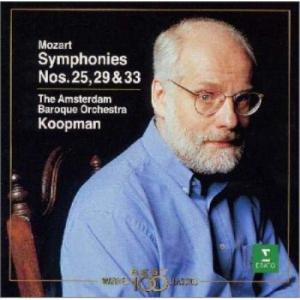 新古品) コープマン ／ モーツァルト:交響曲第25番、第29番&第33番 (CD)｜vanda