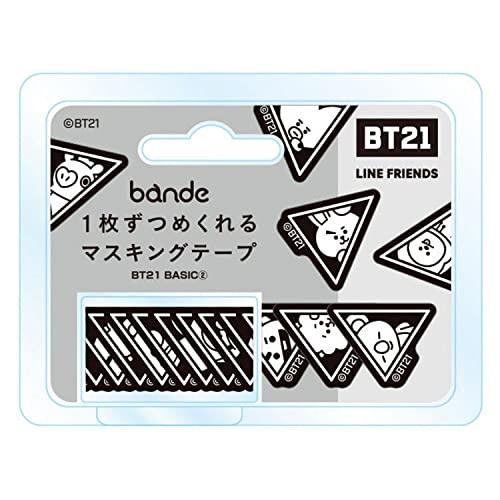BT21 bande 1枚ずつめくれるマスキングテープ /BASIC(2)【アウトレット】