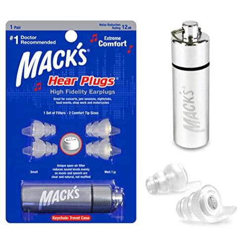 Mack's Hear Plugs -High Findelity Earplugs 16HP 音楽...