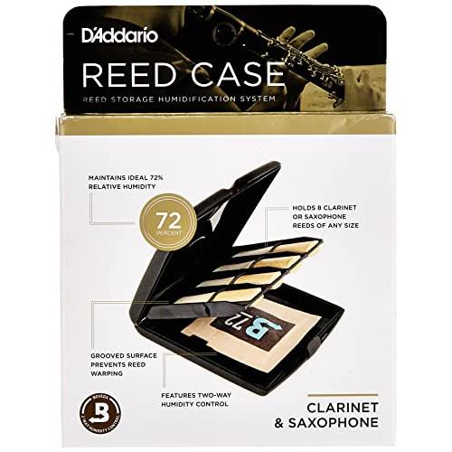 D'Addario WoodWinds ダダリオ リードケース サックス&amp;クラリネット用 8枚収納可...