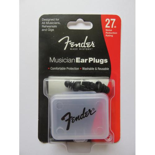 Fender MUSICIAN SERIES BLACK EAR PLUGS フェンダー イヤープラ...