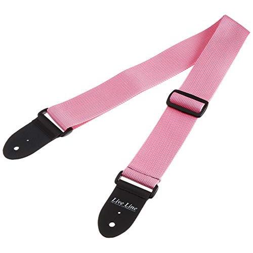 LIVE LINE ライブライン ポリプロピレンギターストラップ ピンク LS1200PK