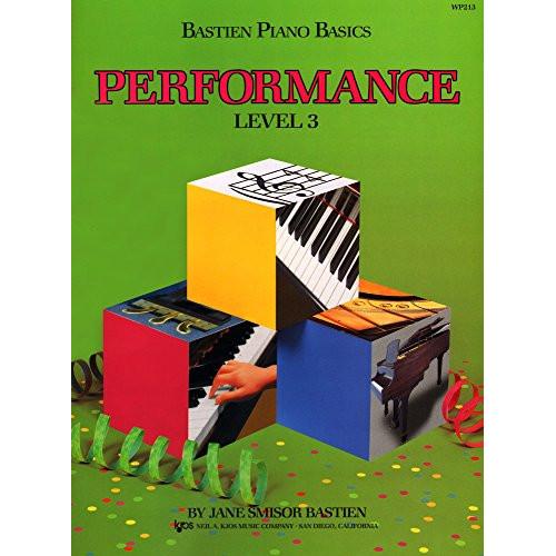 (楽譜・書籍) バスティン ピアノ ベーシックス パフォーマンス ピアノの演奏 レベル 3 英語版【...