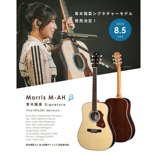 Morris 青木陽菜シグネチャーモデル「M−AH」【購入特典付き!】