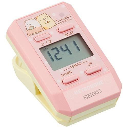 SEIKO セイコー デジタルメトロノーム クリップタイプ すみっコぐらし ピンク DM51SGP