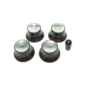 REFLECTOR KNOB (Black) Silver Plate RED｜vandy