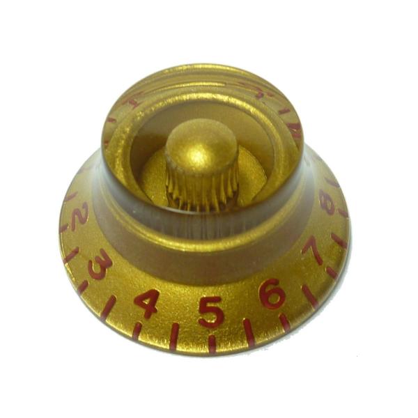 <VANDY GUITAR> BELL KNOB (Gold) Red