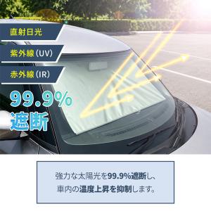 VANIA サンシェード 改良版 運転席側 ワ...の詳細画像2