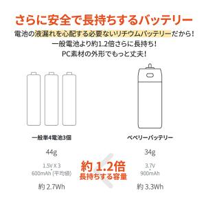 ベベリーバッテリー 2.0 ペンライトバッテリ...の詳細画像3