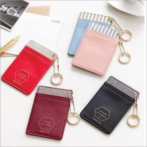 カードケース レディース かわいい Slim pocket v.3 おしゃれ 収納 ネックストラップ 小物入れ 定期入れ カード収納 ポケット ネームタグ ネコポス