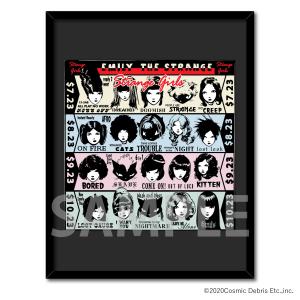 エミリー・ザ・ストレンジ プリント作品 (Emily the Strange Catnap