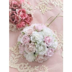 ローズブーケ・ピンクミックス 薔薇 イミテーションフラワー 造花