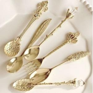 クラシカル デザートカトラリー6本セットSV おしゃれ シルバー 食器