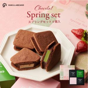 チョコレート ギフト バニラビーンズ 公式 ショーコラ・スプリングセット4個入 [3/23着迄(注文受付3/16 9:59迄)] ホワイトデー 春ギフト