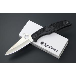 アウトドアナイフ 日本製 C91PBK2 パシフィックソルト２ 直刃 ブラック スパイダルコ Spy...