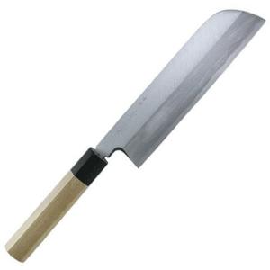 包丁 日本製 G-22 関兼常 本匠 兼正 Gシリーズ 霞研 水牛口付 朴柄 和包丁 鎌型薄刃 刃渡...