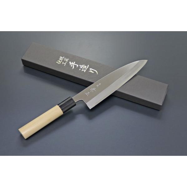 包丁 日本製 G-67 関兼常 本匠 兼正 Gシリーズ 霞研 水牛口付 朴柄 和包丁 身卸出刃