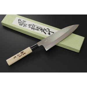 和包丁 雪藤 中霞・玉白鋼 舟行包丁 （片刃） 18cm 1-0298-1401 : 料理