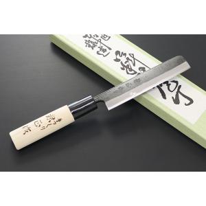 江戸菊水 うなぎ裂き包丁 東型 150mm 朴柄 * : 岩内金物店