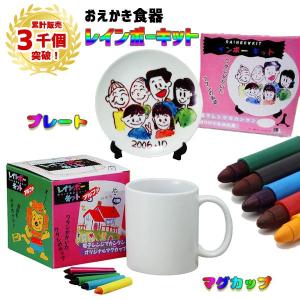 手作りキット　マグカップ　プレート　レインボーキット