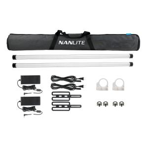 NANLITE PavoTube II 30X 2本セット チューブ型撮影用ライト 物撮り LEDチューブライト フルカラーライト LEDライト RGBライト アプリ対応 国内正規品