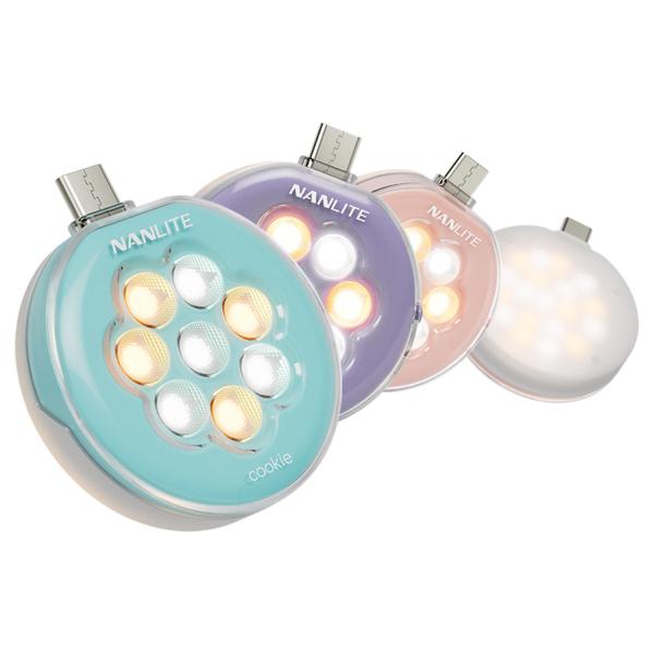 NANLITE cookie LEDミニライト スマホ用ライト 両面発光 国内正規品