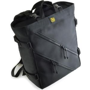 WファスナーWジップトップ Tote & BackPack／L （バリスティックナイロン製） ブラック < トートバッグ 手提げ メンズ 鞄 かばん かばん リュック >｜vannuyswebshop