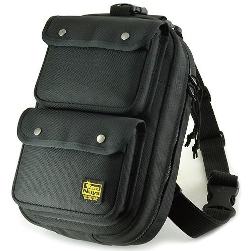 大人が使って格好いい 大人のためのワンショルダー フルオープン&amp; Wフラップポケット (バリスティッ...