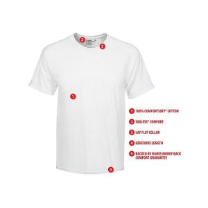 ヘインズ Tシャツ メンズ 2枚組 綿100%...の詳細画像1