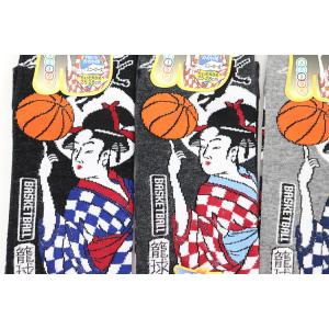 足袋ソックス メンズ バスケットボール 柄 ス...の詳細画像4