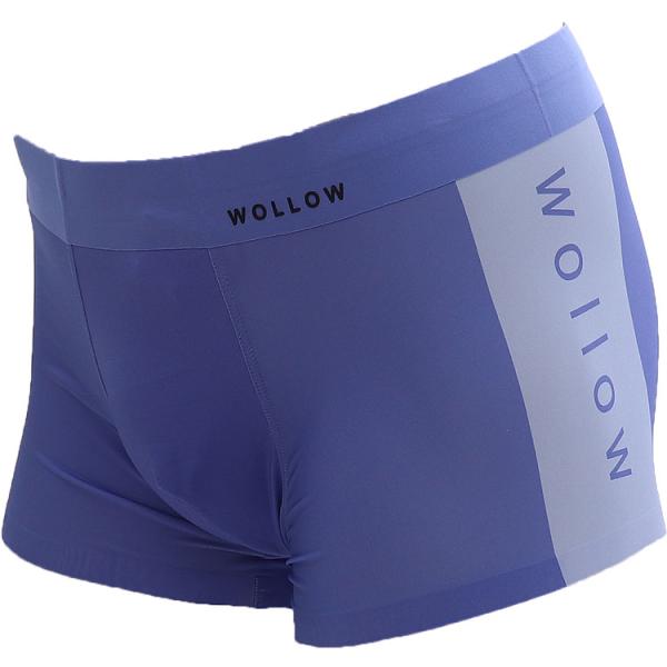 WOLLOW ワロー 【W-06】前とじ ボクサーパンツ メンズ 下着 ナイロン ブランド 人気 店...