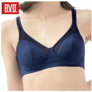 BVD 涼ブラ 軽い ムレにくい ハーフトップブラ 涼ブラ スズブラ ノンワイヤー 吸水速乾 メッシ...
