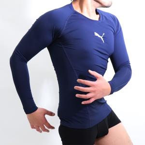 35%OFF プーマ PUMA メンズ コンプレッションシャツ 長袖ｔシャツ 516711 スポーツインナーシャツ フィット