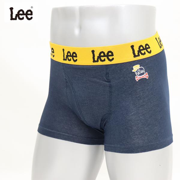 リー（Lee） ボクサーパンツ メンズ デニム 前開き 綿 ストレッチ 下着 ボクサー パンツ 前あ...