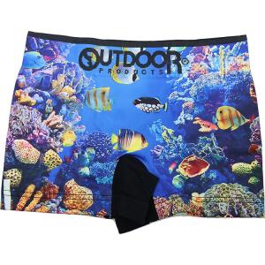 outdoor ボクサーパンツ 熱帯魚 メンズ 成型 ストレッチ まえとじ OUTDOOR ブランド...