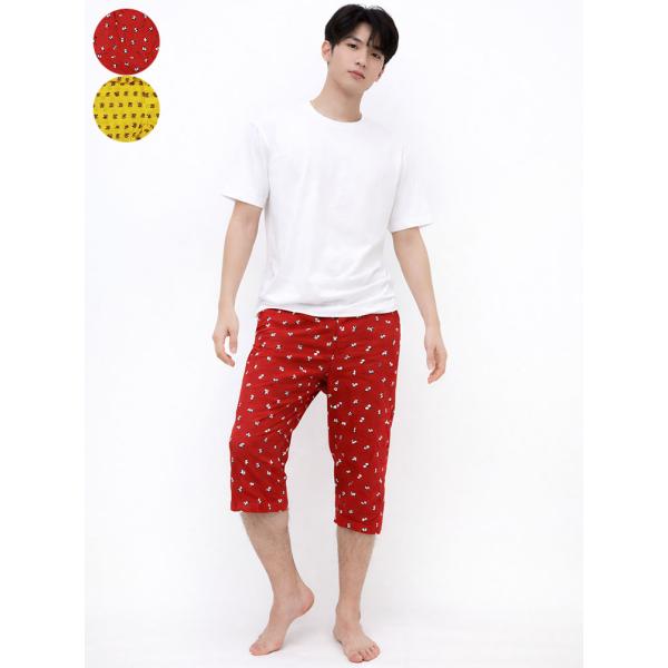 ステテコ アニマル柄 メンズ かわいい  パンツ ハッピーパンツ ステテコ ルームウエア 綿100％...