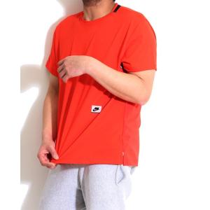 ナイキ（NIKE）半袖 Tシャツ メンズ 切り替え メッシュ ドライ ショートスリーブ レッド