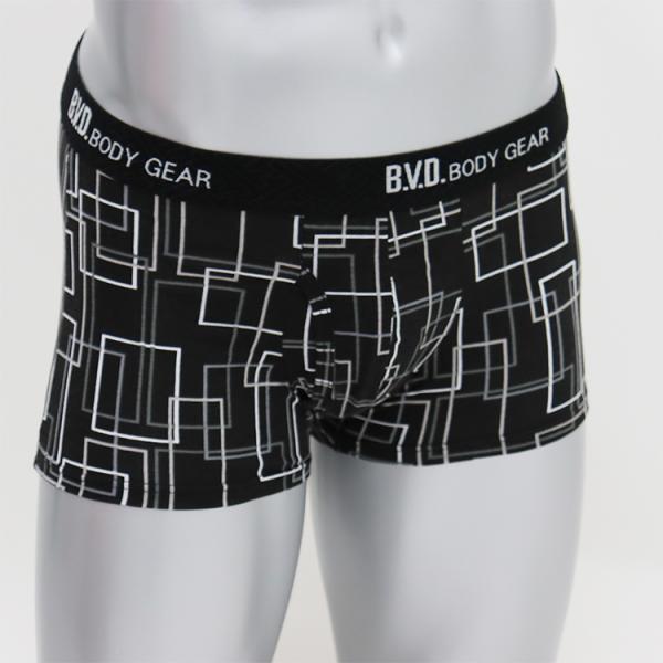 BVD ボクサーパンツ プリント柄　前あき ボディーギア ドライコンフォート