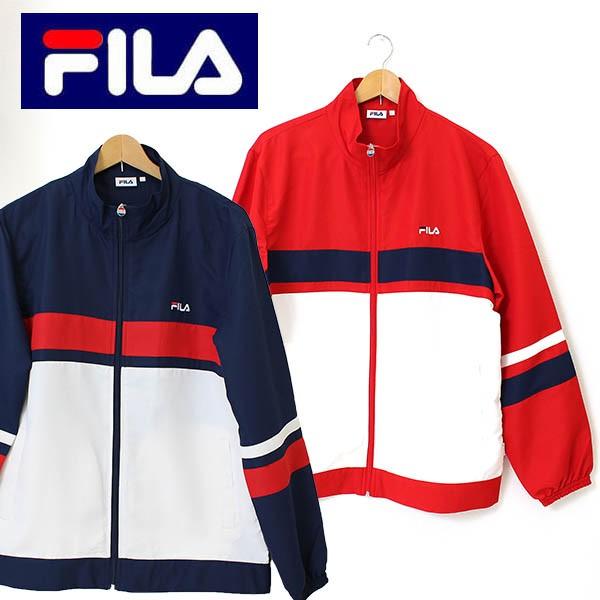 2016春夏新作 送料無料　FILA(フィラ）切り替えウィンドジャケット（ミニクロス素材）（FILA...