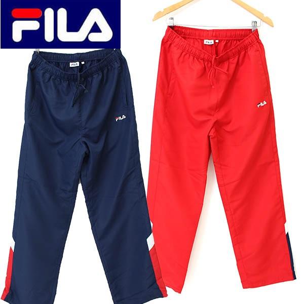 2016春夏新作 送料無料 FILA(フィラ）切り替えウィンドロングパンツ（ミニクロス素材）（FIL...