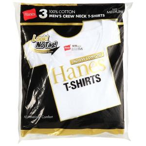 Hanes（ヘインズ）ゴールドパック 3ｐ tシャツ クルーネックTシャツ 3枚組み メンズ パック...