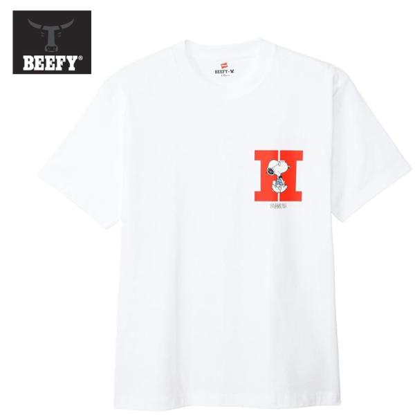 Hanes ヘインズ スヌーピー コラボ ビーフィ tシャツ BEEFY-T PEANUTS Tシャ...