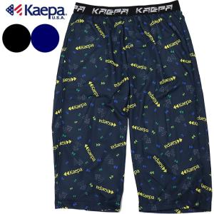 【Kaepa】ケイパ ステテコ 前あき メンズ おしゃれ 吸汗速乾 裏 メッシュ ひざ下丈 パンツ プリント柄 下着 インナーウエア｜ステテコ パジャマ バンタン