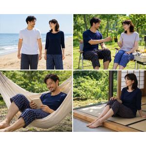 綿100% 楊柳ステテコ メンズ 夏 涼しい ...の詳細画像2