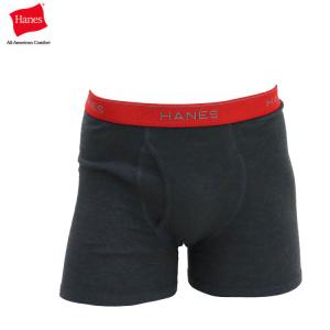 Hanes ヘインズ ボクサーパンツ 前開き 前あき ボクサー 綿 ソフトタッチ 下着 メンズ インナー｜vantann