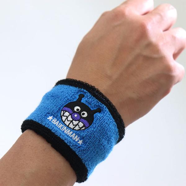 日本製 アンパンマン リストバンド メンズ レディース ユニセックス 男女兼用 バイキンマン キャラ...